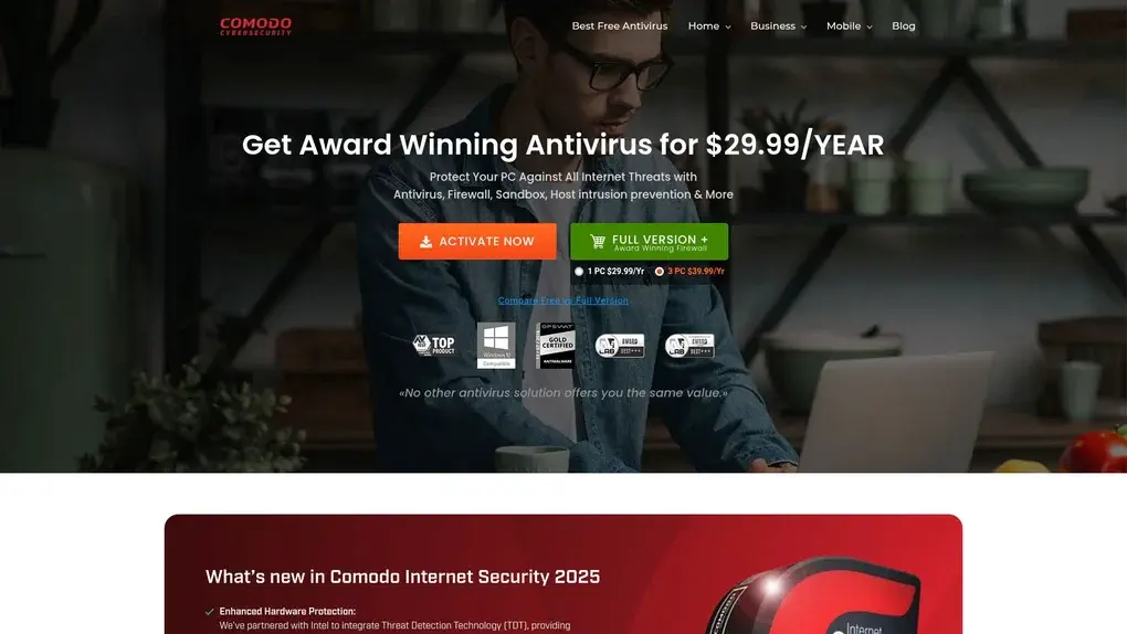 Comodo Antivirus screenshot