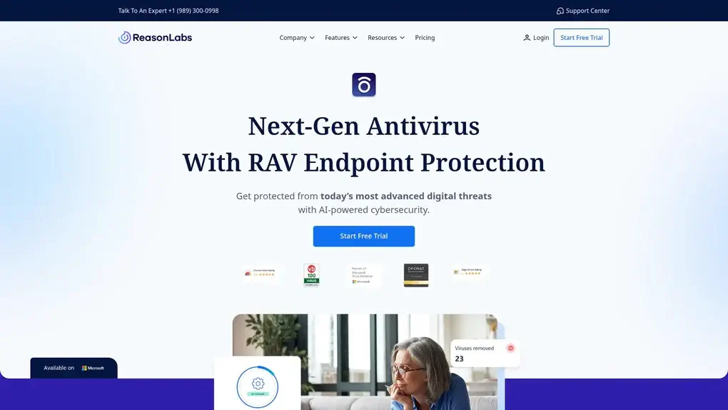 RAV Endpoint Protection screenshot